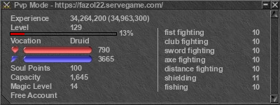 Signature for player Pvp Mode